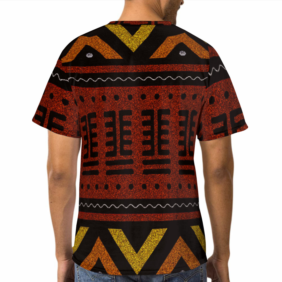 T-shirt en coton ROUGE AGBEN