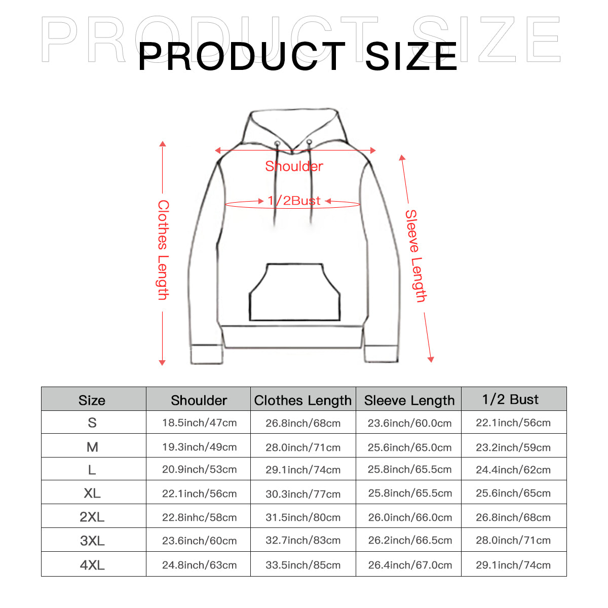 AGBEN BBW Polyester Hoodie