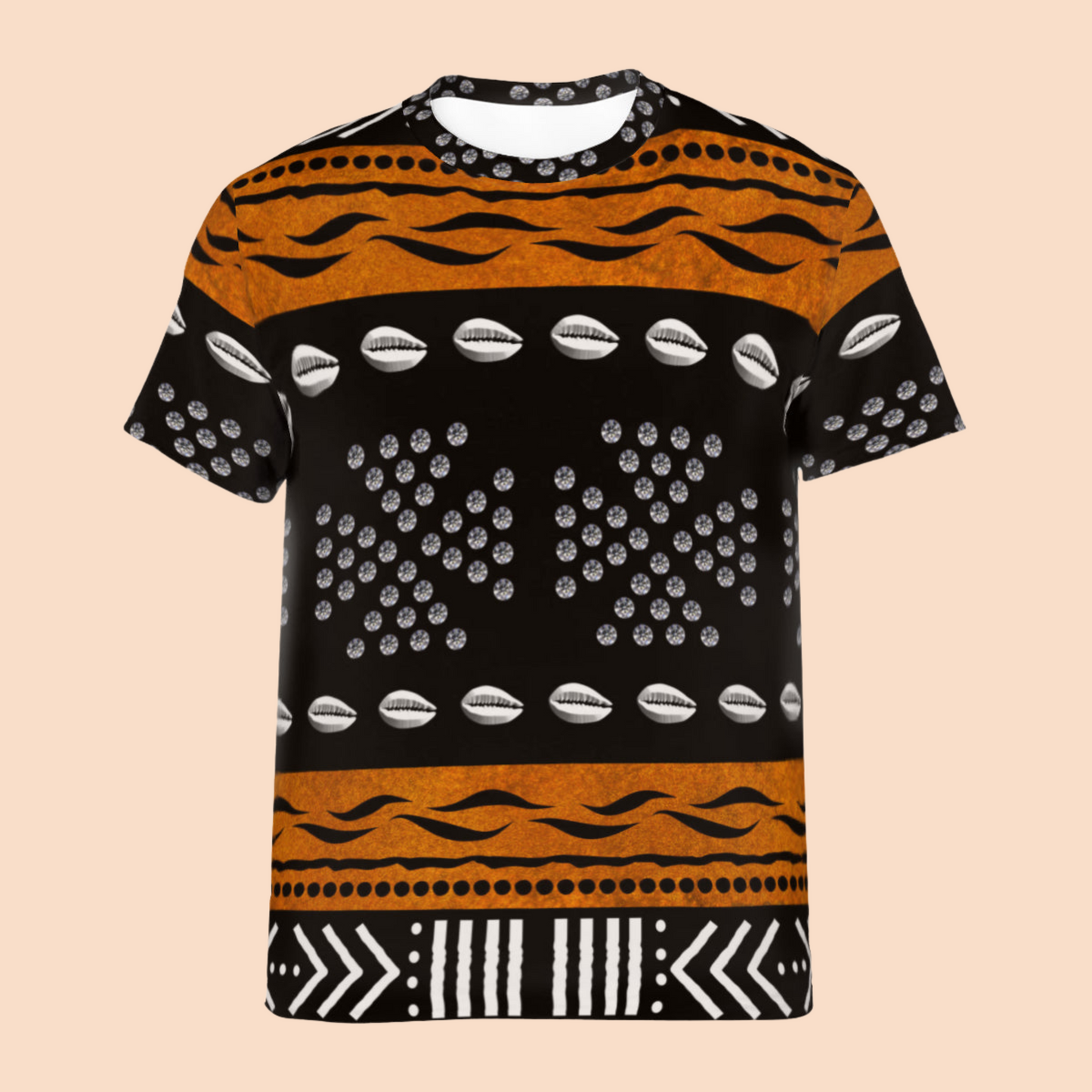 AGBEN T-Shirt en coton avec nœud