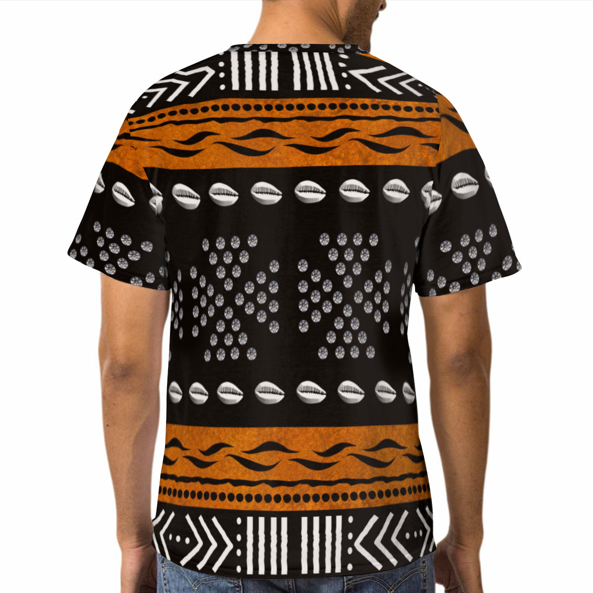 AGBEN T-Shirt en coton avec nœud