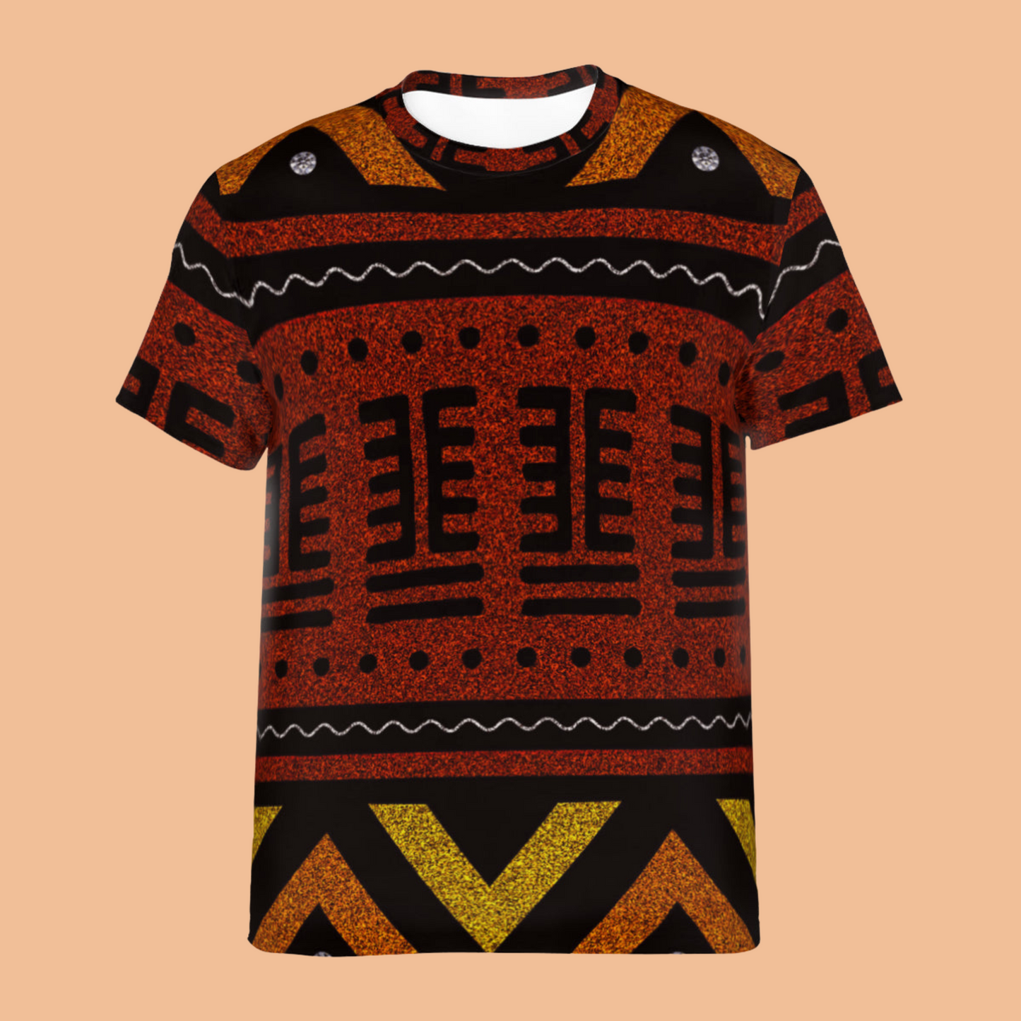 T-shirt en coton ROUGE AGBEN