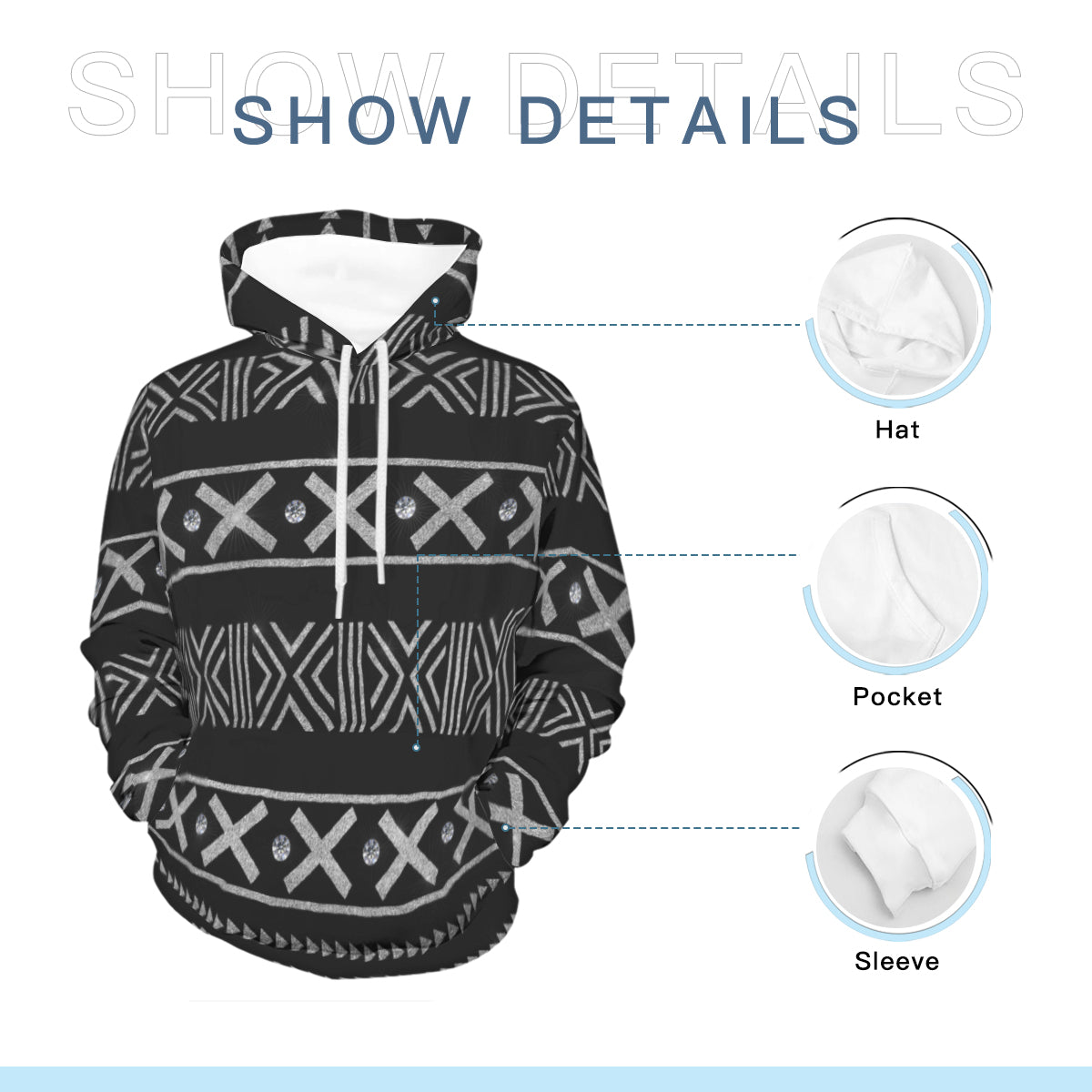 AGBEN BW-II Polyester Hoodie