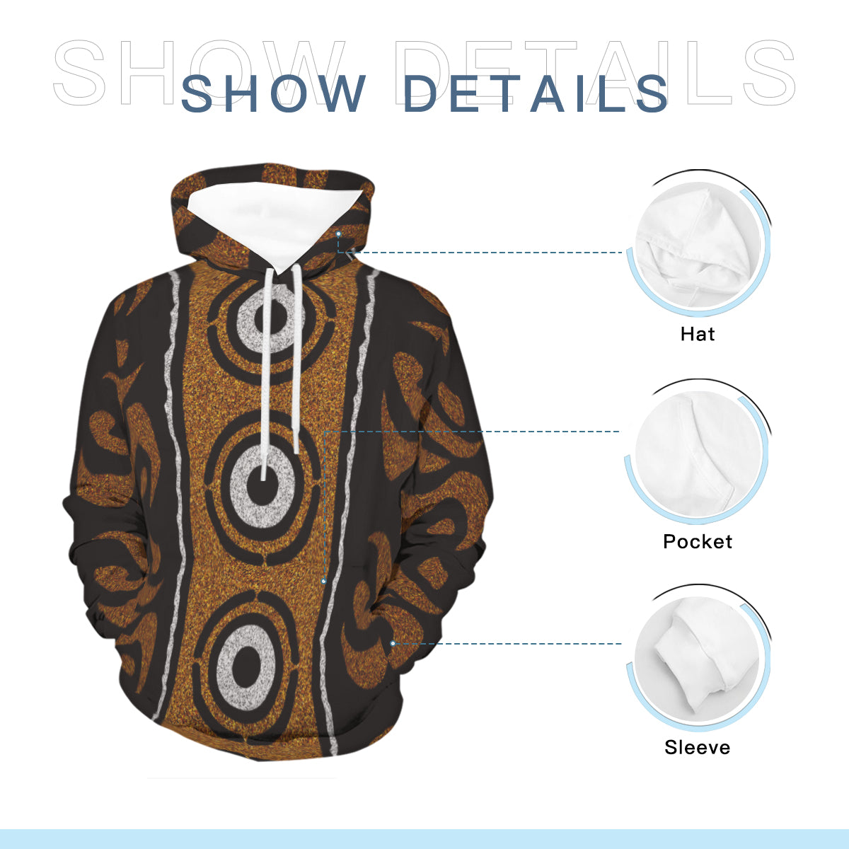 AGBEN BBW Polyester Hoodie