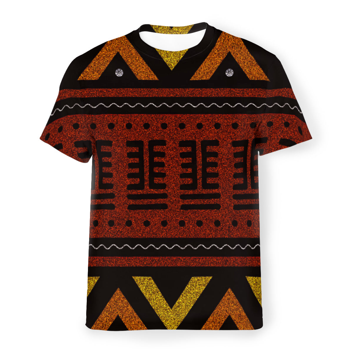 AGBEN RED Polyester T-Shirt
