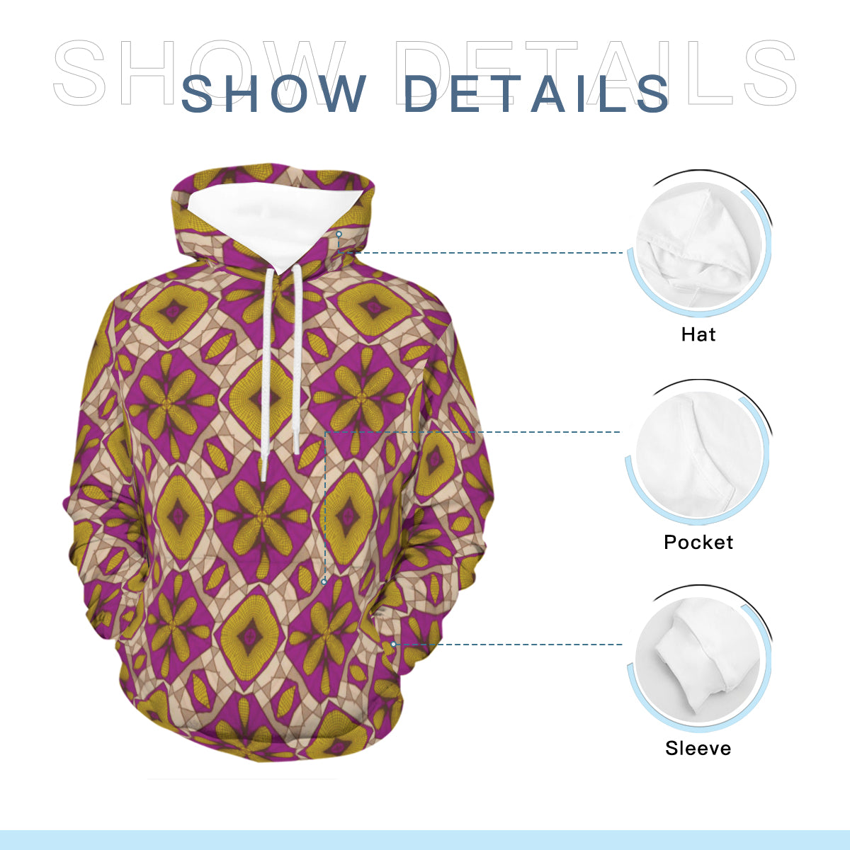 AKWETE PYW Polyester Hoodie