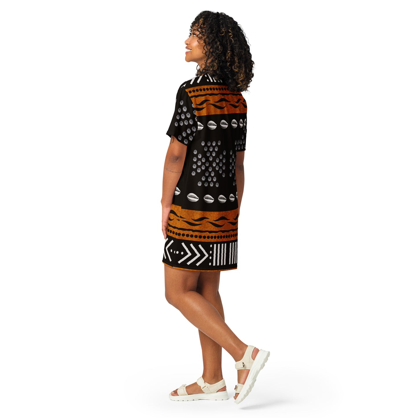 AGBEN BOW T-shirt Dress