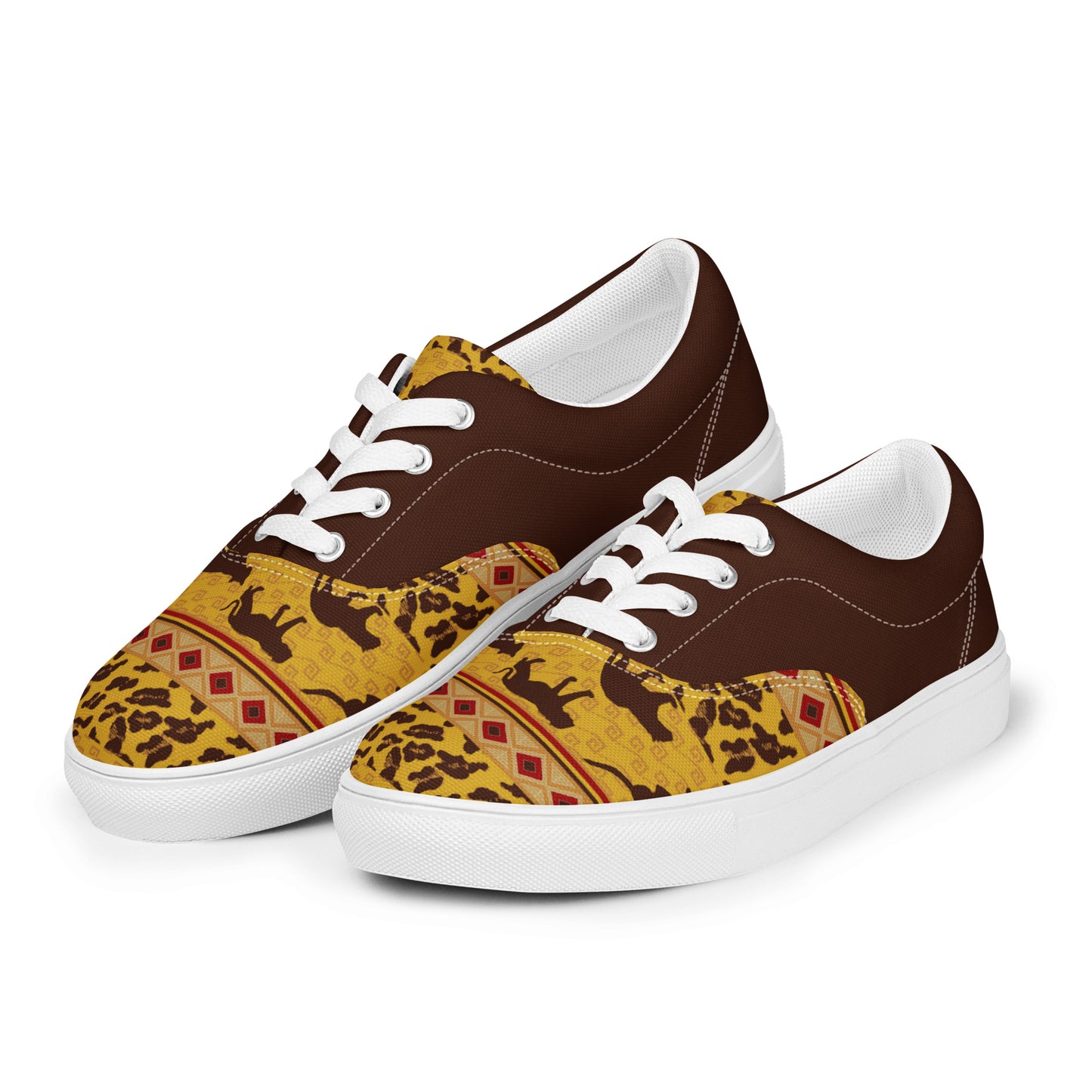 YBR-II BROWN Canvas Shoes